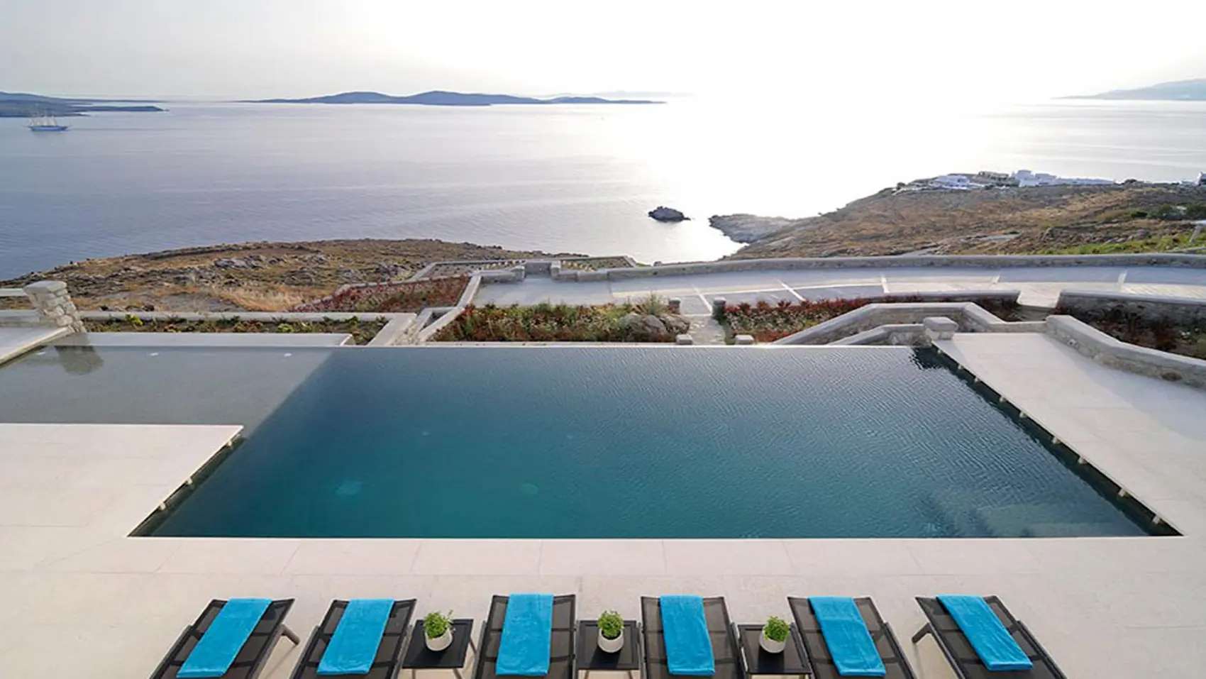 Mykonos luxury villa with private pool and sea view